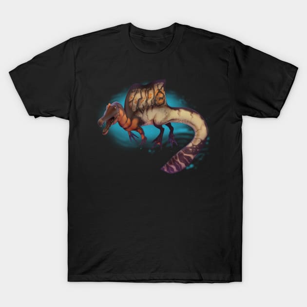 Spinosaurus T-Shirt by Wagglezags